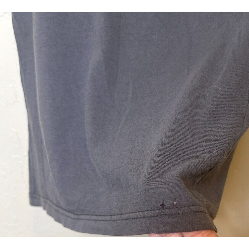 Grunge METAL MULISHA Shirt Womens Small Gray Purple Skull Y2K Goth Distressed 90 - Picture 3 of 7